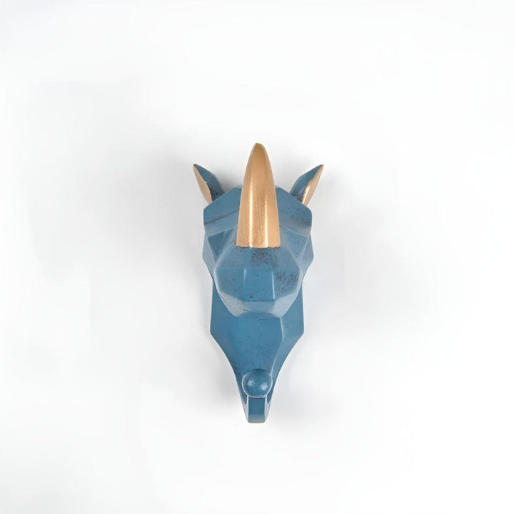 Contemporary Geometric Animal Head Wall Hook