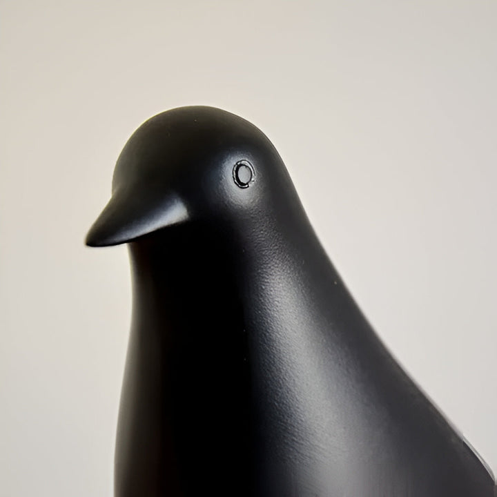 Metal Bird Figurine With Smooth Finish