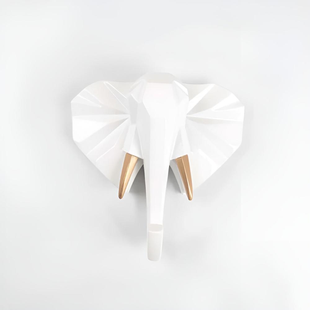 Contemporary Geometric Animal Head Wall Hook