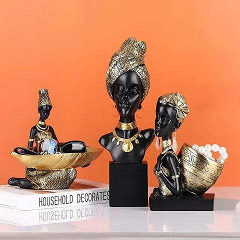 Eclectic Resin Jewelry Holder With Leaf Design