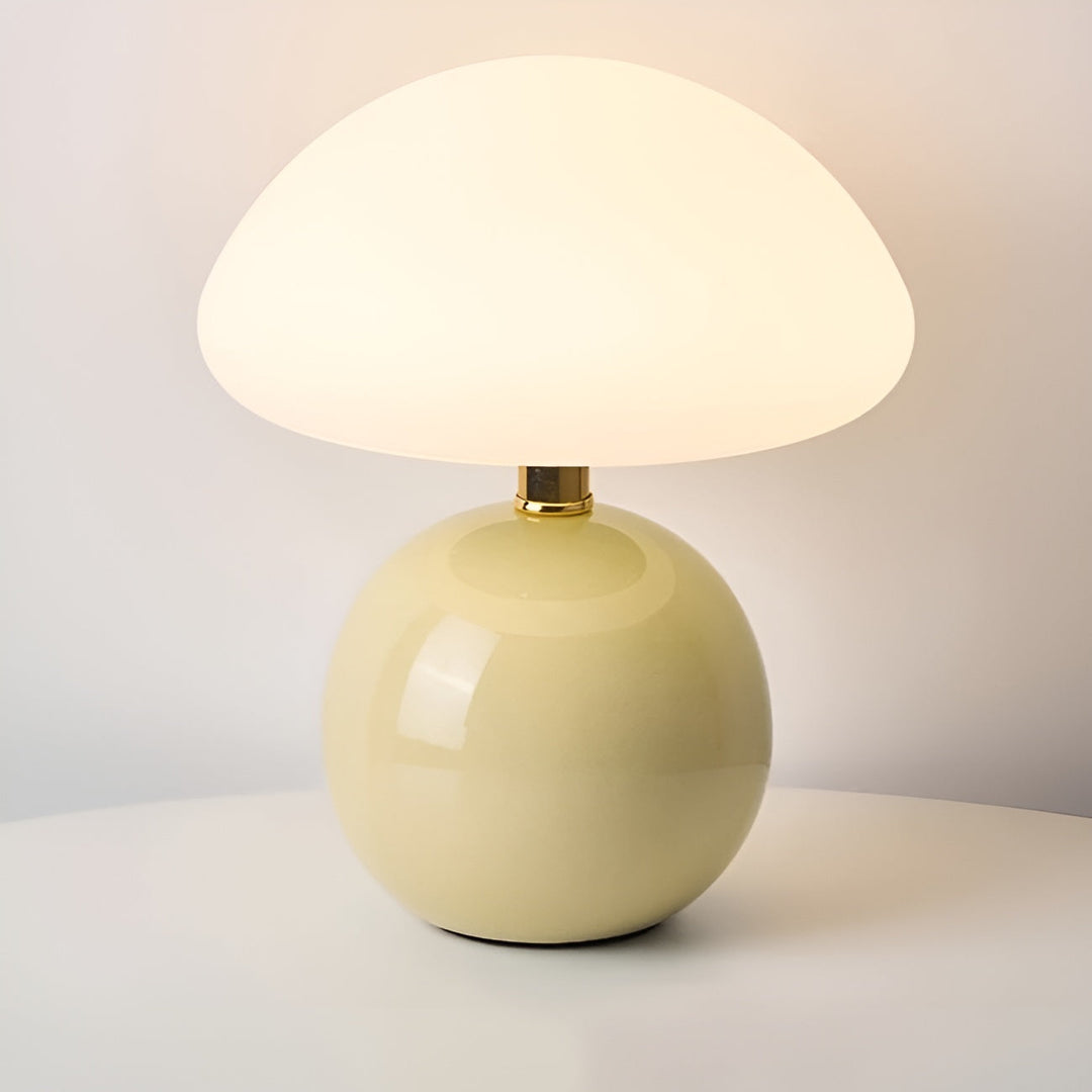 contemporary Mushroom Ceramic Table Lamp