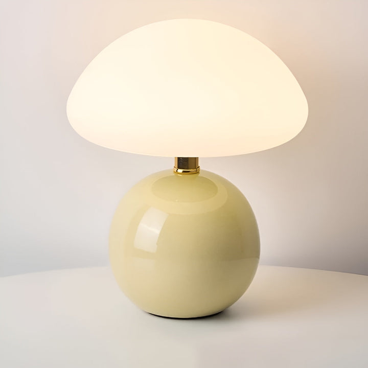 contemporary Mushroom Ceramic Table Lamp