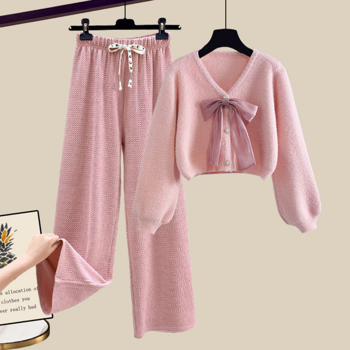 Serene Cotton Cardigan Pants Set