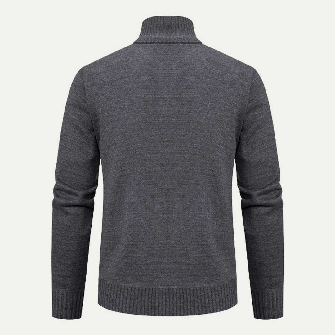 Bordeaux Wool Cardigan