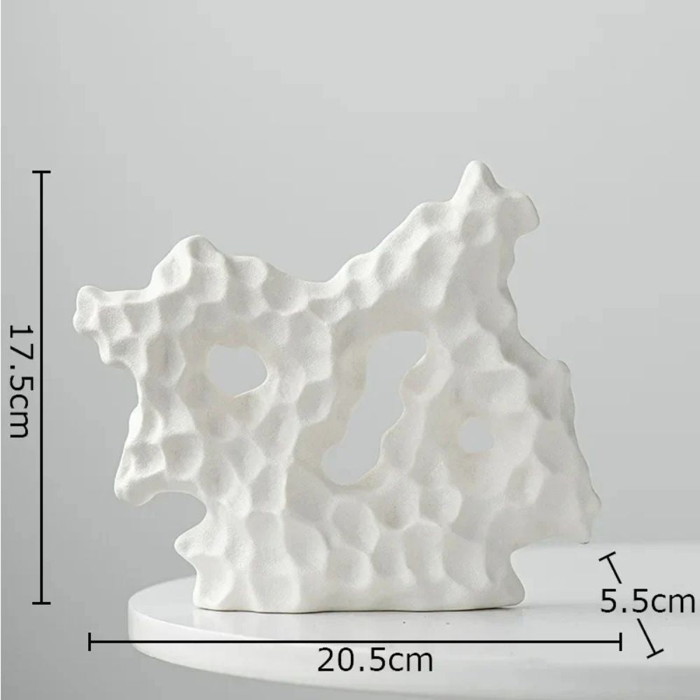 contemporary Textured Ceramic Abstract Sculpture