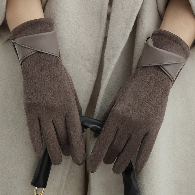Melora Leather Touch Screen Gloves