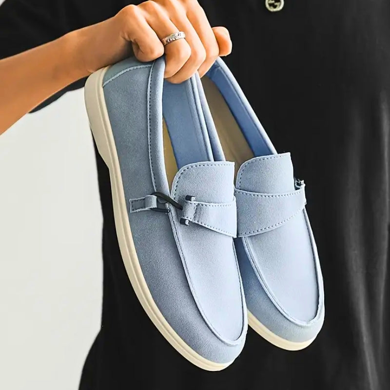Bellagio Leather Slip On Loafers