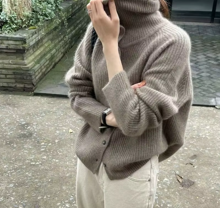 Valona Cashmere Turtleneck Sweater