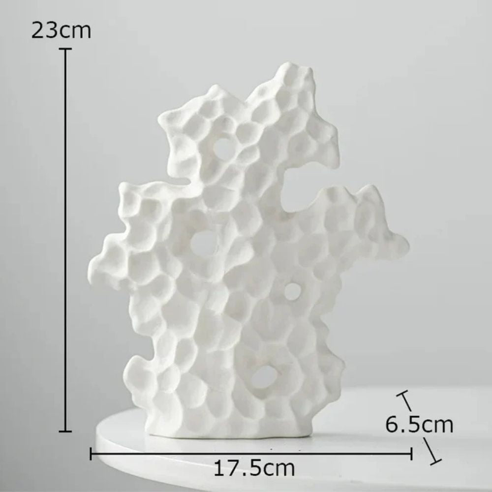 contemporary Textured Ceramic Abstract Sculpture