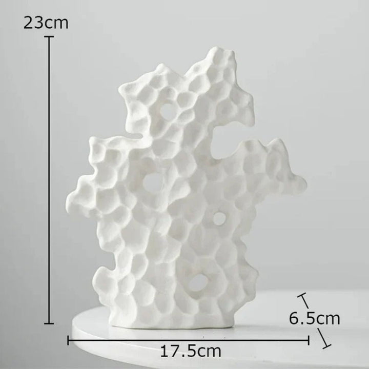 contemporary Textured Ceramic Abstract Sculpture