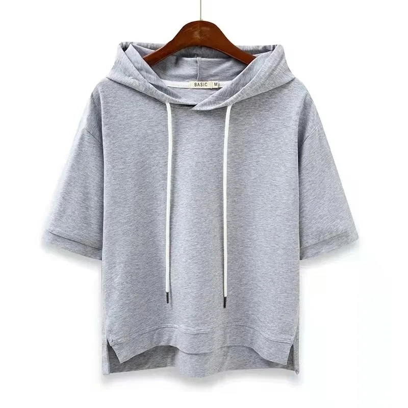 Rosewood Short-Sleeve Hooded Top