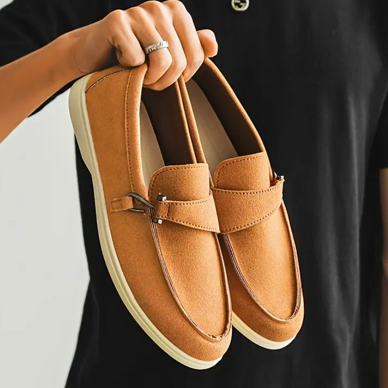 Bellagio Leather Slip On Loafers