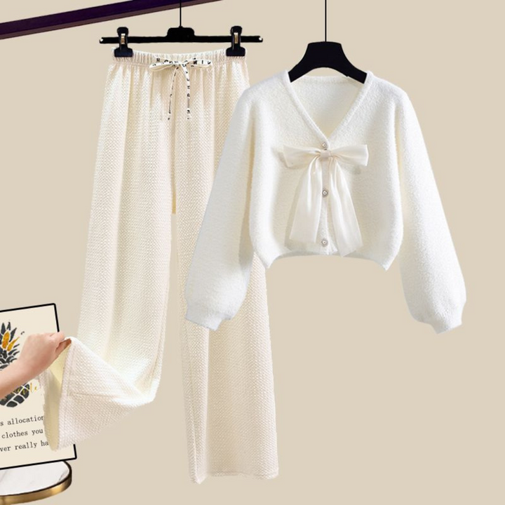Serene Cotton Cardigan Pants Set