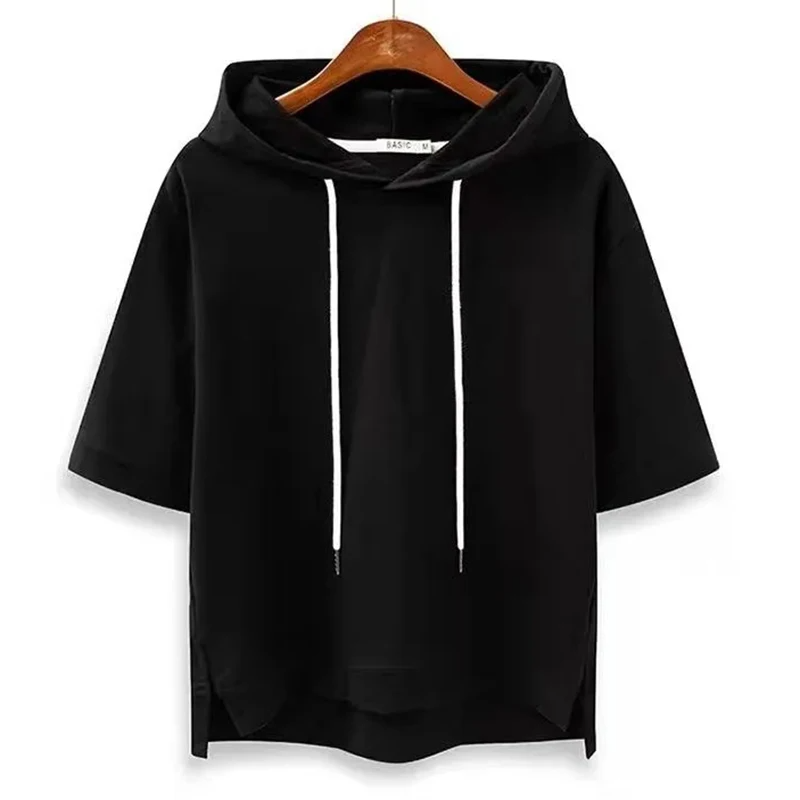 Rosewood Short-Sleeve Hooded Top