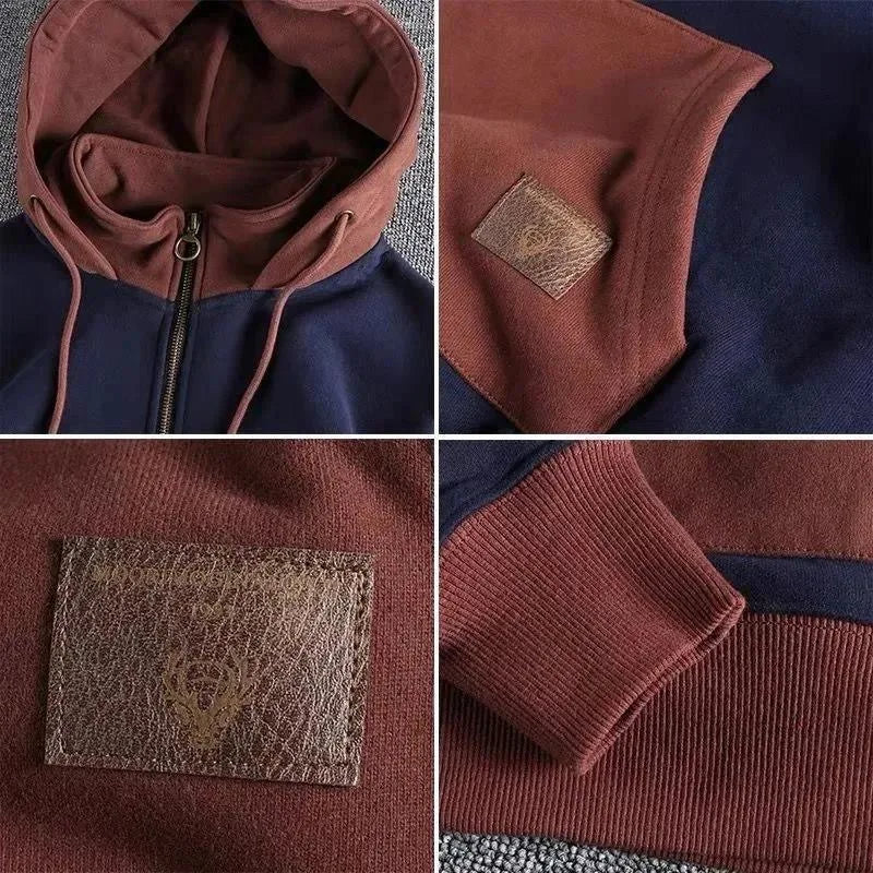 Milan Cotton Quarter-Zip Hoodie