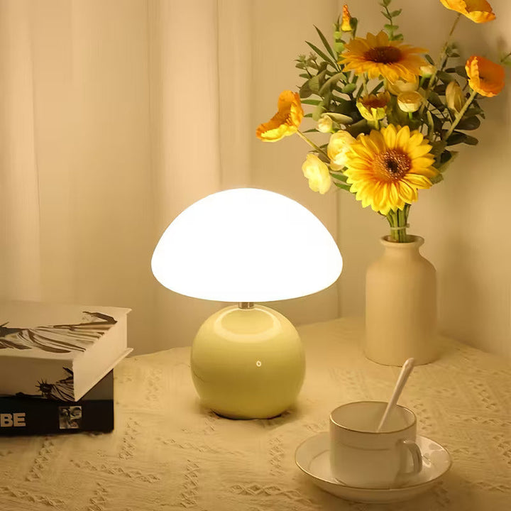 contemporary Mushroom Ceramic Table Lamp