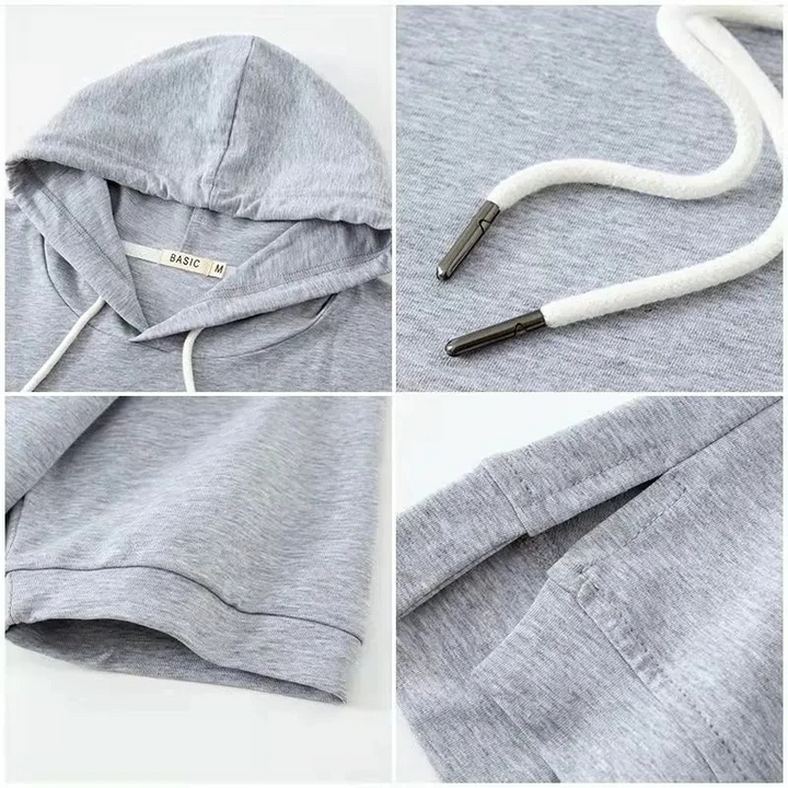 Rosewood Short-Sleeve Hooded Top