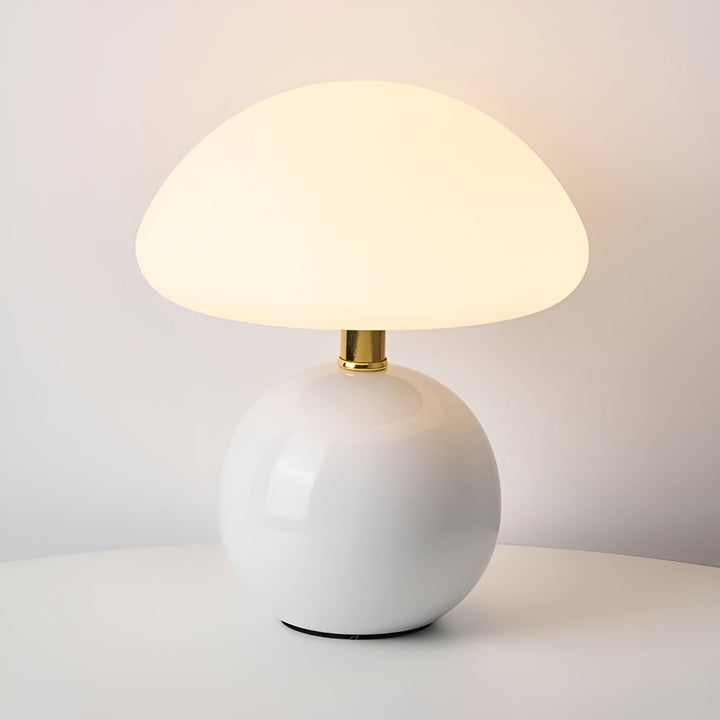 contemporary Mushroom Ceramic Table Lamp