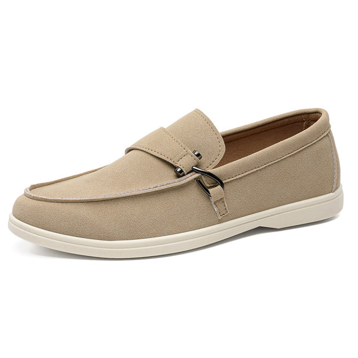 Bellagio Leather Slip On Loafers