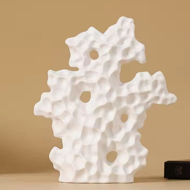 contemporary Textured Ceramic Abstract Sculpture