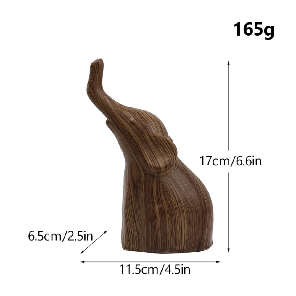 Eclectic Graffiti Resin Elephant Figurine