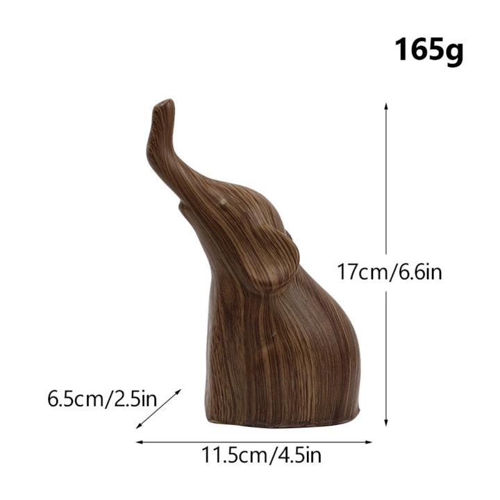 Eclectic Graffiti Resin Elephant Figurine