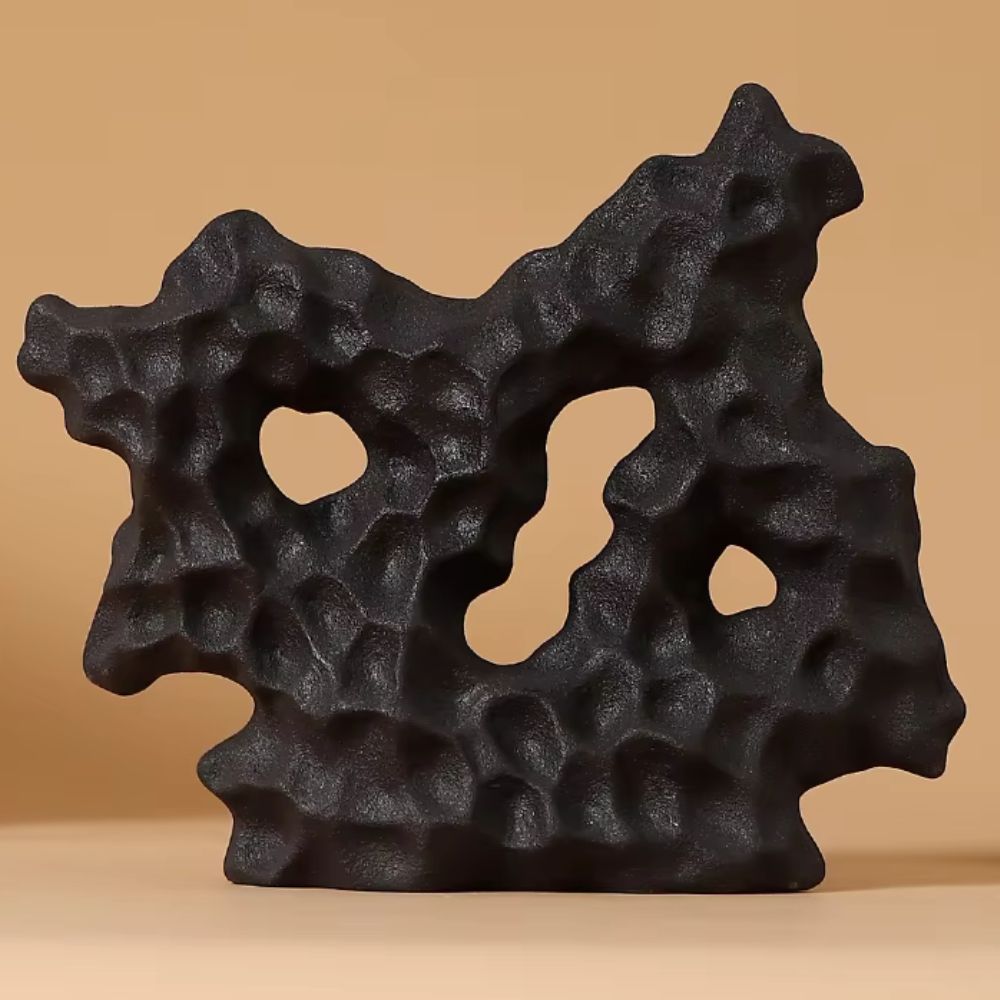 contemporary Textured Ceramic Abstract Sculpture
