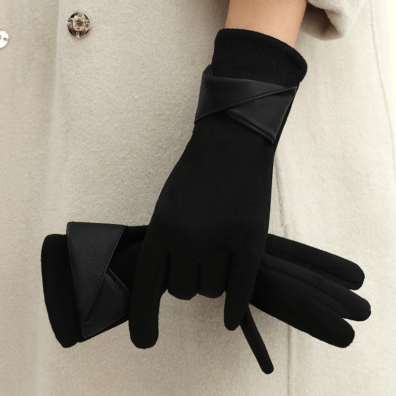 Melora Leather Touch Screen Gloves