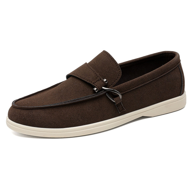 Bellagio Leather Slip On Loafers