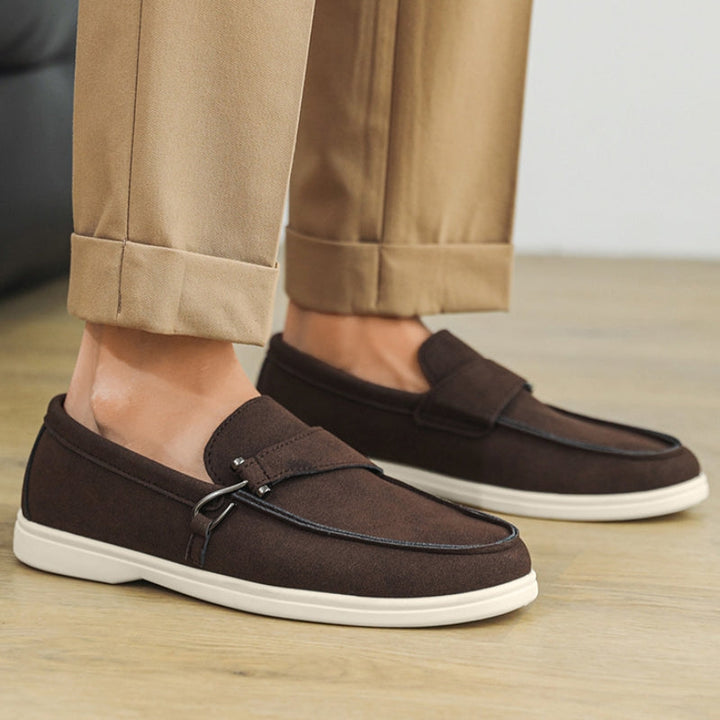 Bellagio Leather Slip On Loafers