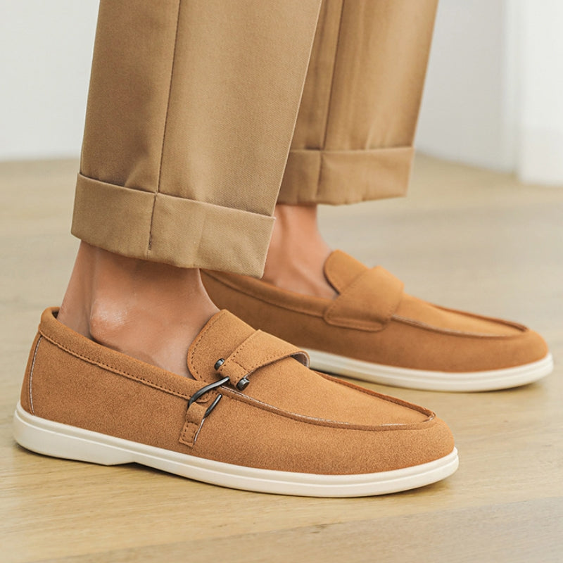 Bellagio Leather Slip On Loafers