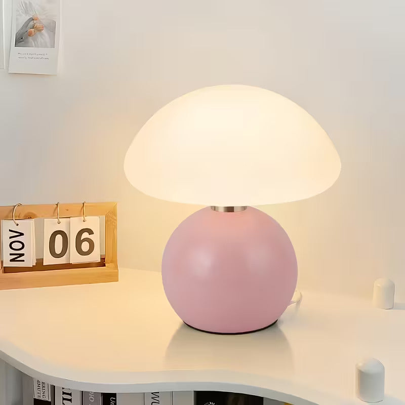 contemporary Mushroom Ceramic Table Lamp