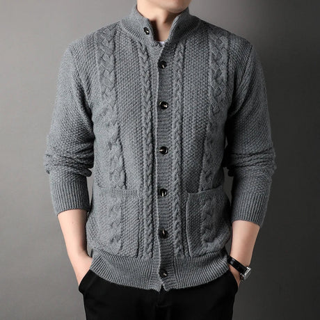 Aldwych Merino Wool Cardigan