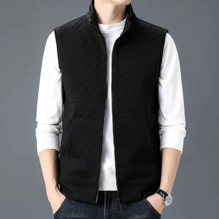 Aldrin Cotton Fleece Knit Vest