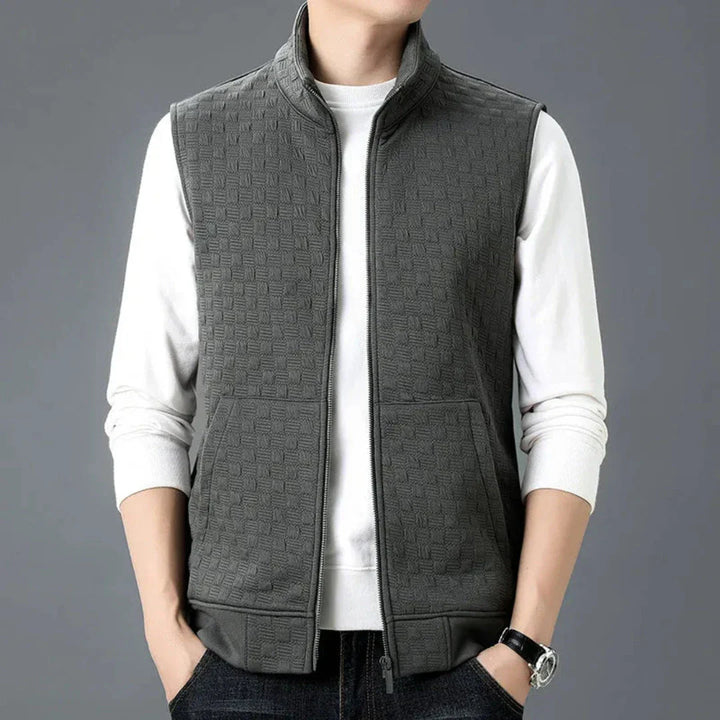 Aldrin Cotton Fleece Knit Vest