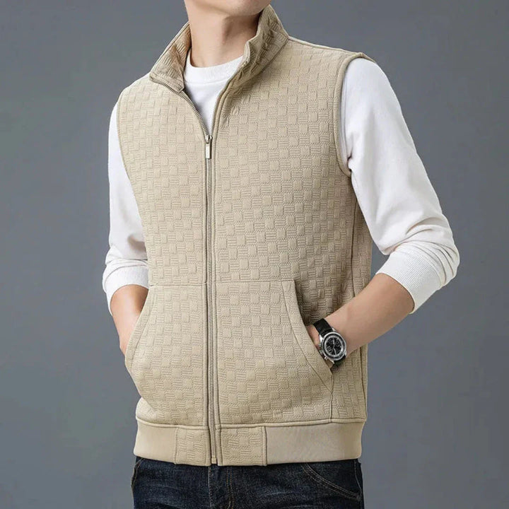 Aldrin Cotton Fleece Knit Vest