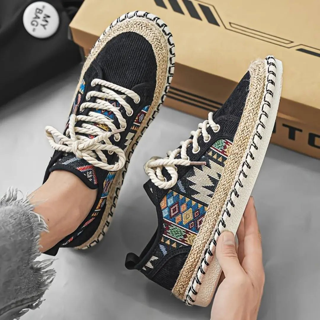 Aztec Leather Sneakers