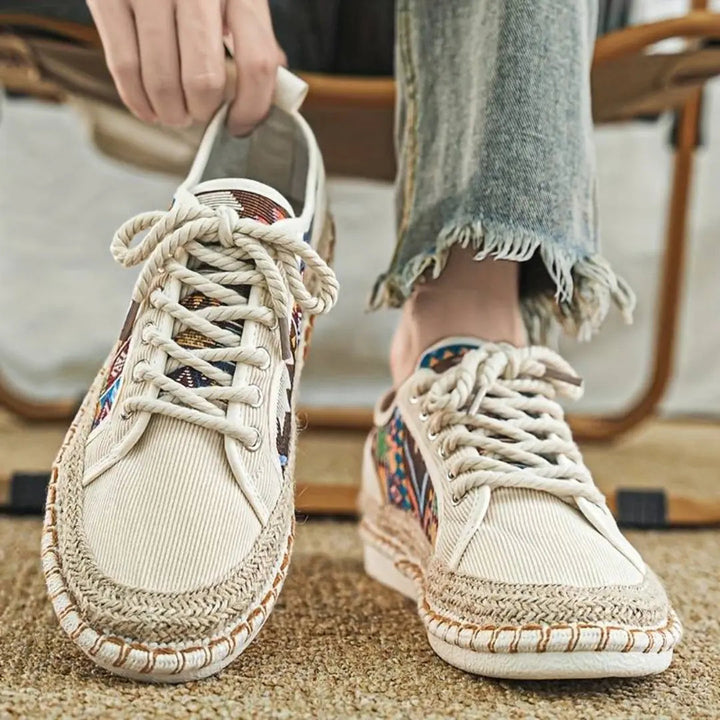 Aztec Leather Sneakers