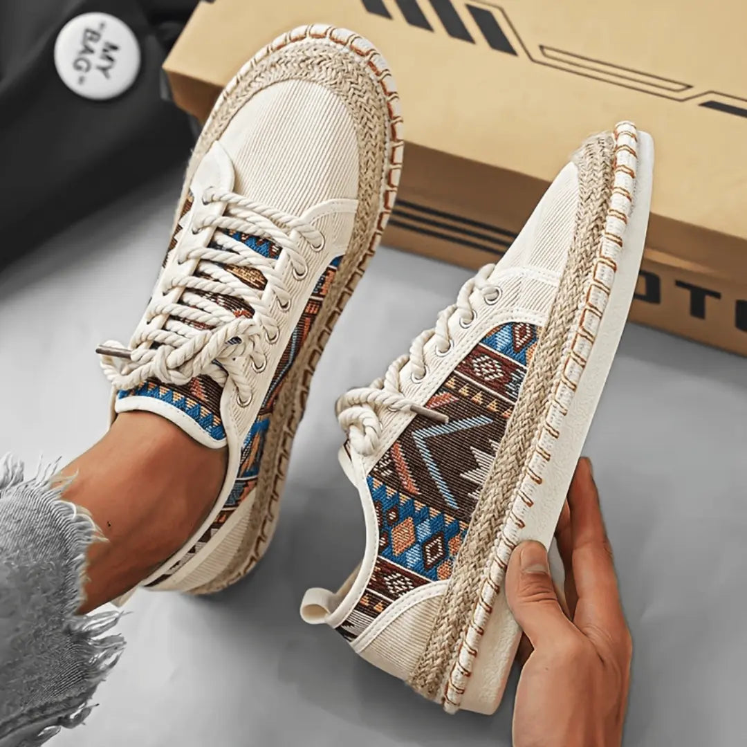 Aztec Leather Sneakers