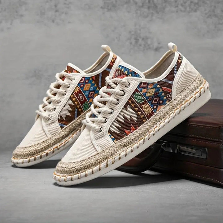 Aztec Leather Sneakers