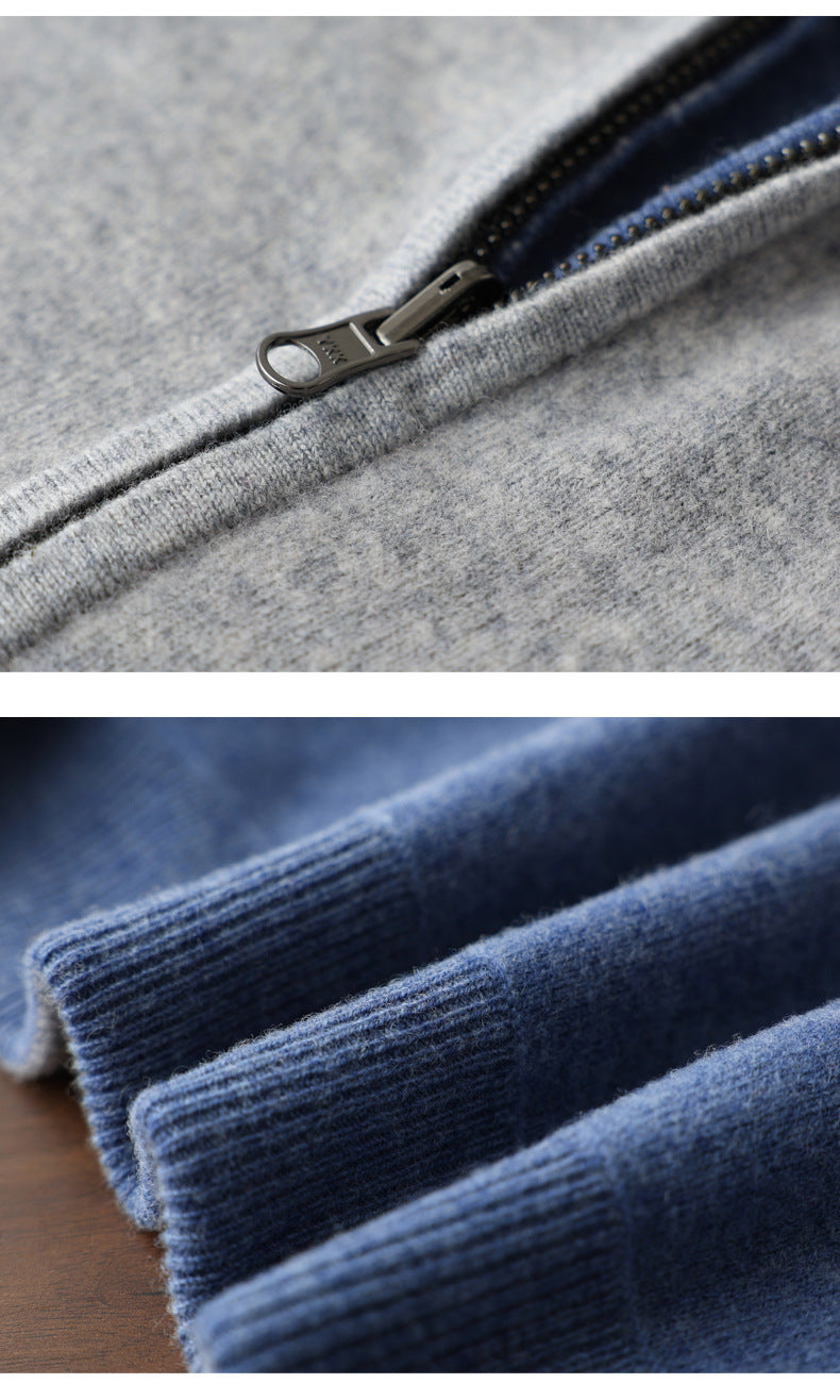Halden Cashmere Zip Jacket