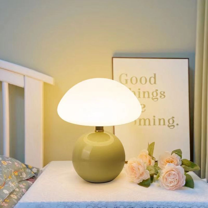 contemporary Mushroom Ceramic Table Lamp