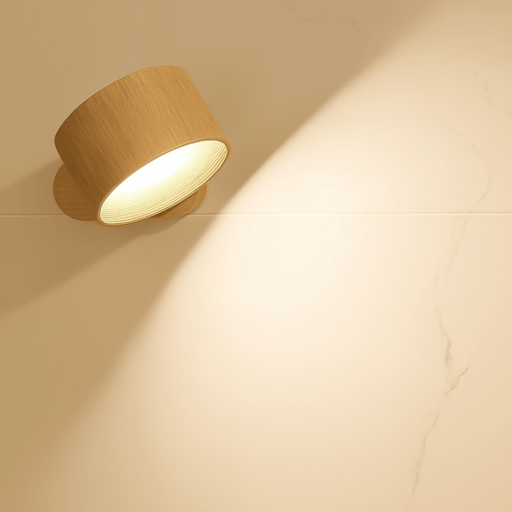 Scandinavian Wall Lamp With organic Wood Finish
