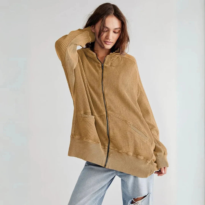 Lisbon Cotton Zip Hoodie