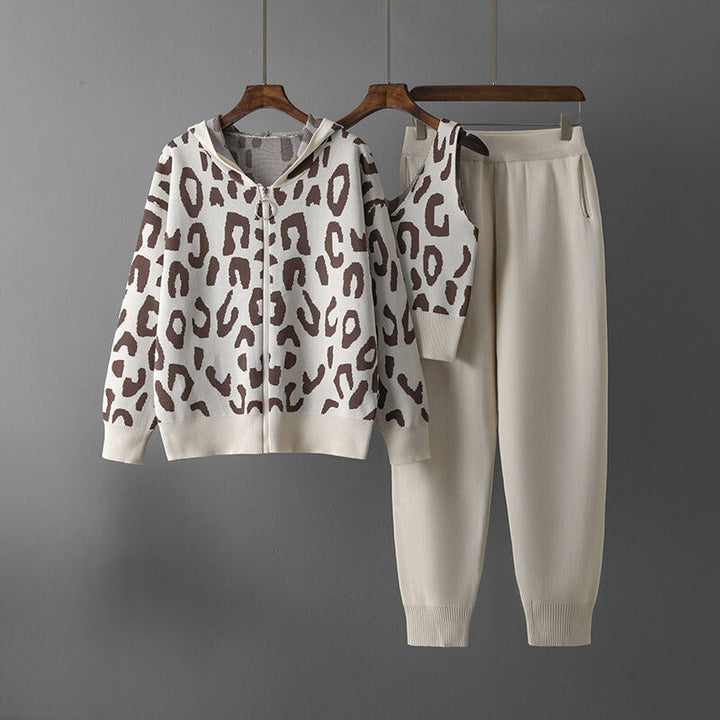 Amara Leopard Knit Set
