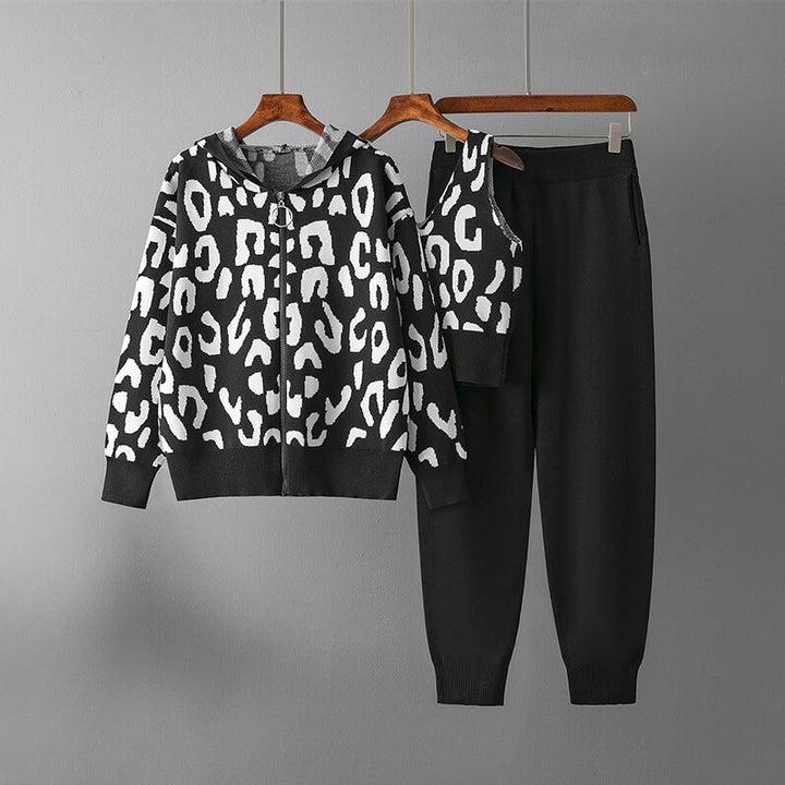 Amara Leopard Knit Set