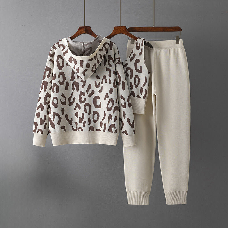 Amara Leopard Knit Set