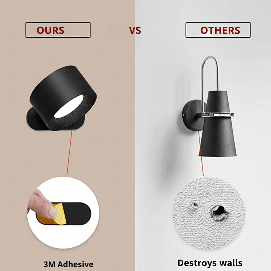 Scandinavian Wall Lamp With organic Wood Finish