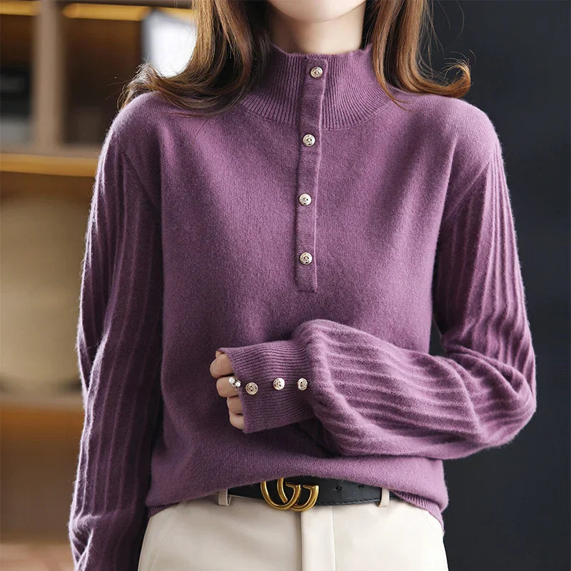 Clara Woods Wool Knit Sweater