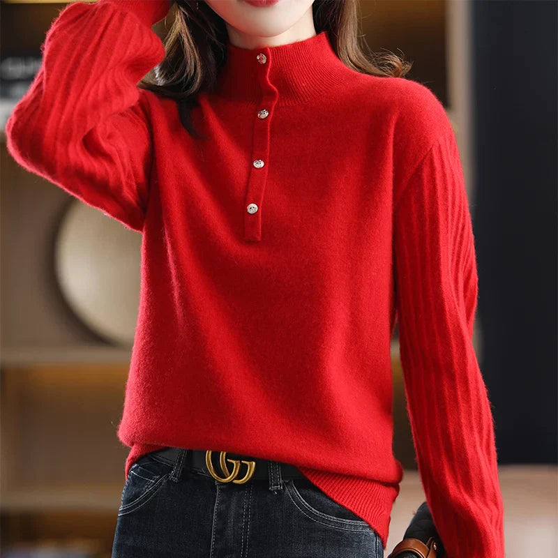 Clara Woods Wool Knit Sweater